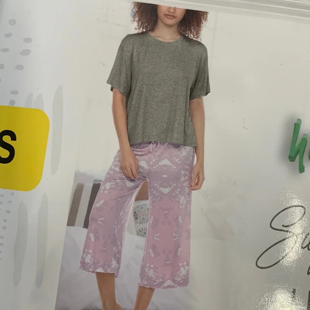 NWT Honeydew Womens 3PC Pajama Set Super Soft Jersey Zion Tie-Dye - Picture 2 of 6